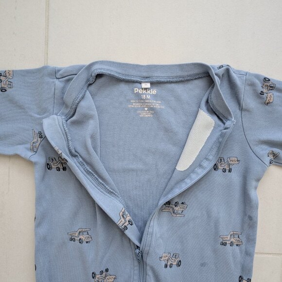 (4/$20) Pekkle - Infant Organic Cotton Sleeper - Picture 8 of 10